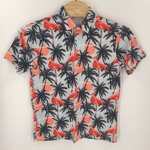 Golf Gods Shirt Mens Large Miami Vice Cool Tech Performance Comfort Polo